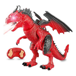 Dragão De Fogo Dinossauro Aidan Com Controle Remoto Solta Fumaça Led Anda e Emite Sons Menor preço em Dragão De Fogo Dinossauro Aidan Com Controle Remoto Solta Fumaça Led Anda e Emite Sons