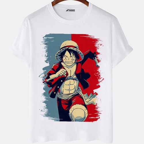 Camiseta One Piece Luffy Camisa Blusa Anime Promoção Roupa em Promoção na  Americanas