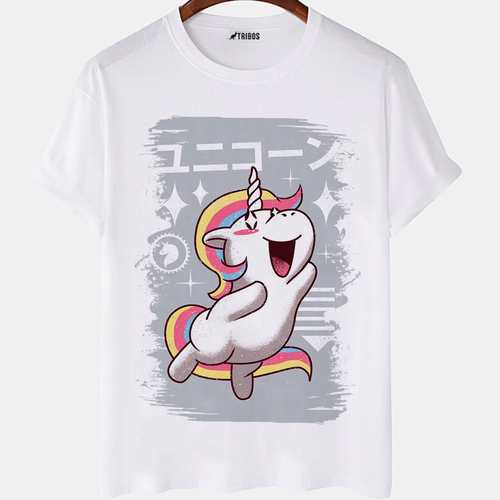 Camiseta feminina Branca cacto desenho kawaii em Promoção na Americanas