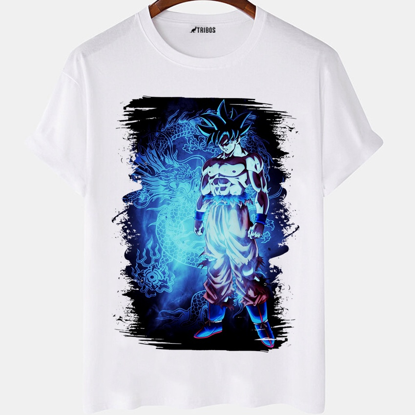 Camisa Camiseta Blusa Goku Instinto Superior Completo