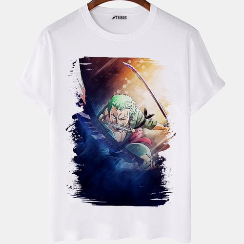 Camisa Camiseta One Piece Zoro Anime Full Hd 1 em Promoção na Americanas