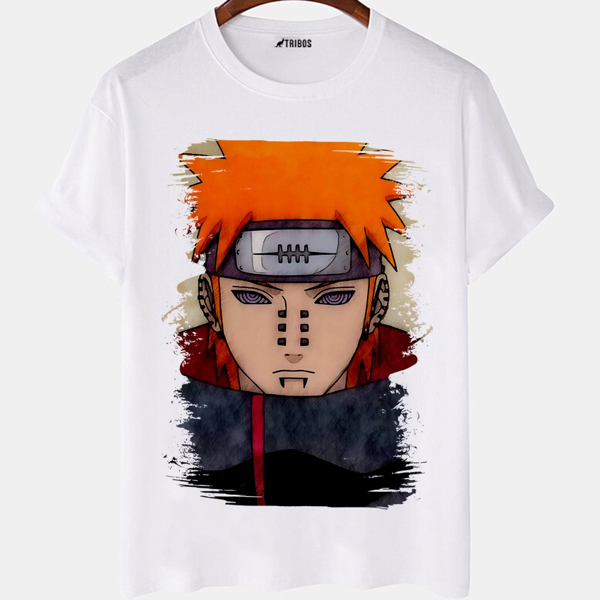 Camiseta Camisa Anime Naruto Akatsuki Simbolo Ninja