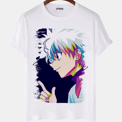 Camiseta Hunter Leorio H22 Gon Anime Killua Camisa Blusa