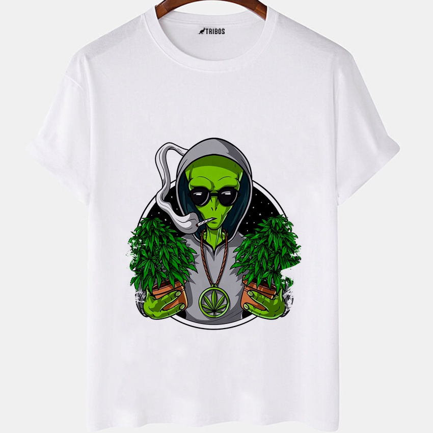 Camiseta masculina Alien Desenho Pintura Arte Filme Camisa Blusa Branca  Estampada no Shoptime