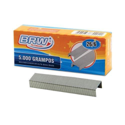 Grampo galvanizado 26/6 - 5.000UN Menor preço em Grampo galvanizado 26/6 - 5.000UN