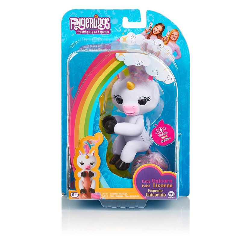 Fingerlings unicorn hot sale plush