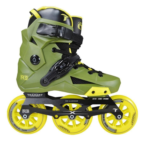 Jogo 6 Rodas Patins Inline Traxart Led 110mm/85A Freestyle em Promoção na  Americanas