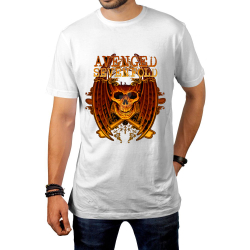 Menor preço em Camisa Banda Avenged Sevenfold Rock Algodão Varias Cores Camisa Camiseta Manga Curta Blusa Branca Preta Cinza Verde Azul Vermelho Pronta-entrega 100% Algodão P M G gg