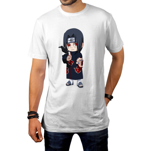 Camiseta masculina Olhos Personagens Naruto Anime Camisa Blusa Branca  Estampada em Promoção na Americanas