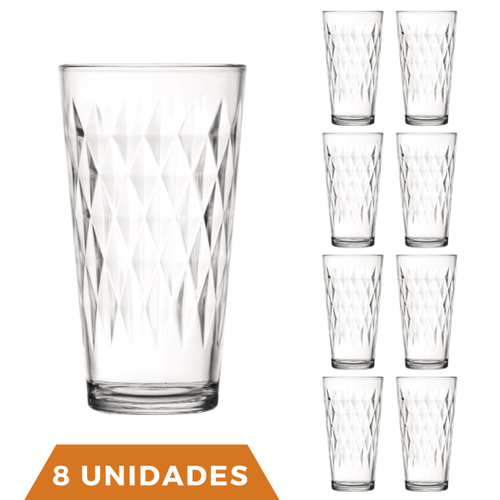 Jogo de Copos Vitrage Nadir 350ml com 8 peças - Nadir Figueiredo