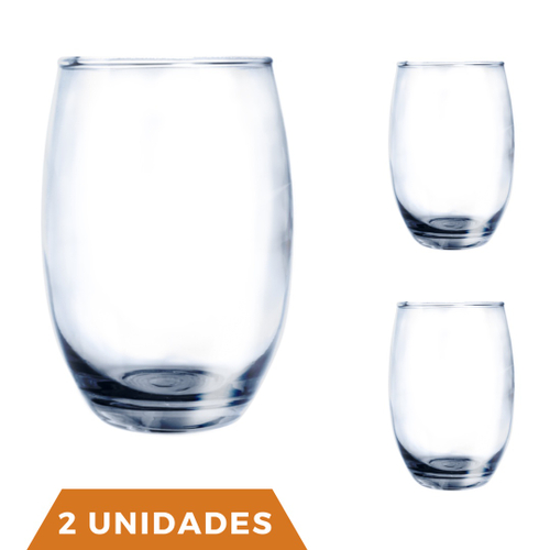 Jogo de Copos Altos Vidro Hammers 300ml 6 Peças