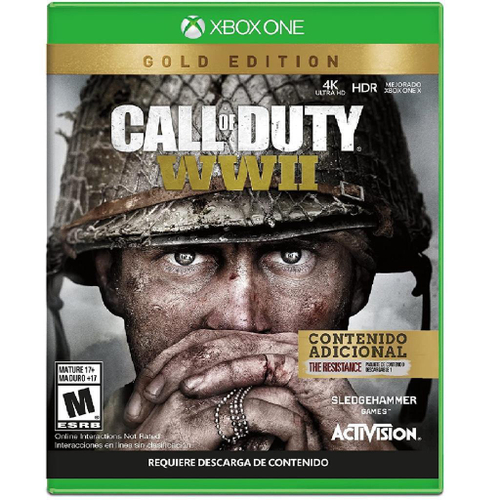 Jogo Midia Fisica Call Of Duty Wwii Golden Edition Xbox One em