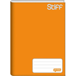 Caderno Brochura 1/4 Capa Dura Stiff 96 Folhas Laranja