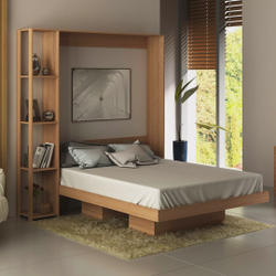 Cama Articulada de Casal 4 Prateleiras 2 Nichos 178,5x193cm CM8014 Tecnomobili Amendoa Menor preço em Cama Articulada de Casal 4 Prateleiras 2 Nichos 178,5x193cm CM8014 Tecnomobili Amendoa
