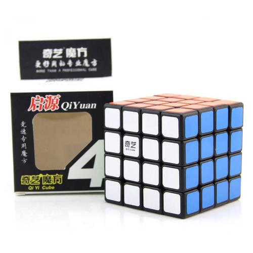 Cubo Mágico Profissional, 4x4x4 - QIYI QIYUAN-Preto