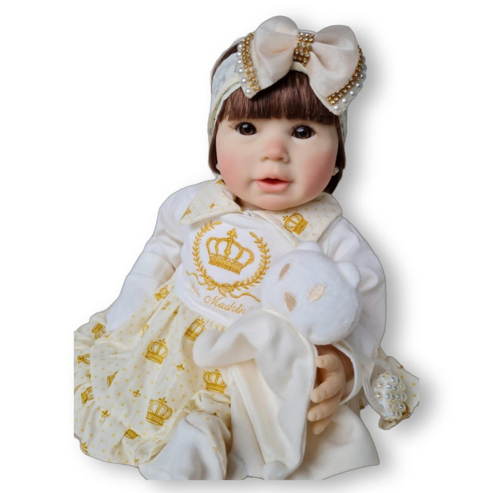 Bebe Reborn Menina Silicone Promoçao Princesa Boneca Poa