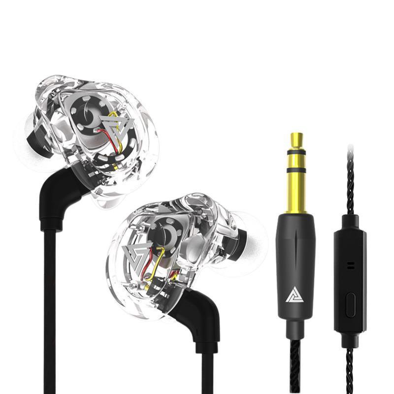 Fone De Ouvido Qkz Vk1 Gamer Dj In Ear Case Transparente em Promoção ...