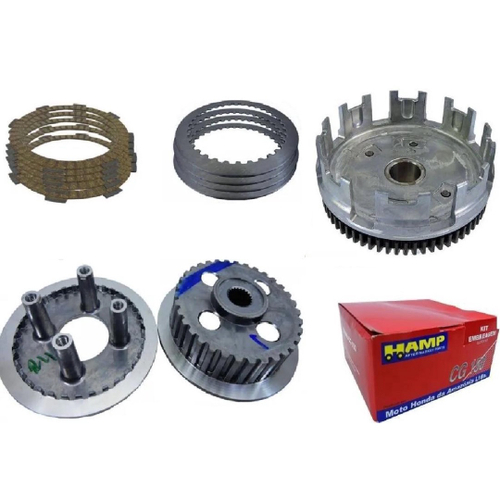 Embreagem Campana Hamp Honda Titan Fan Nxr Bros 150 Es Esd