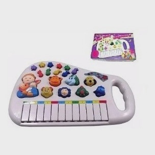 Teclado Piano Infantil Som Animais Da Fazenda Brinquedo em Promoção na  Americanas