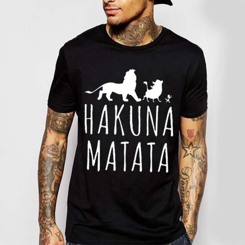 T-SHIRT HAKUNA MATATA AMIGOS - PRETO, Atacado Tshirt