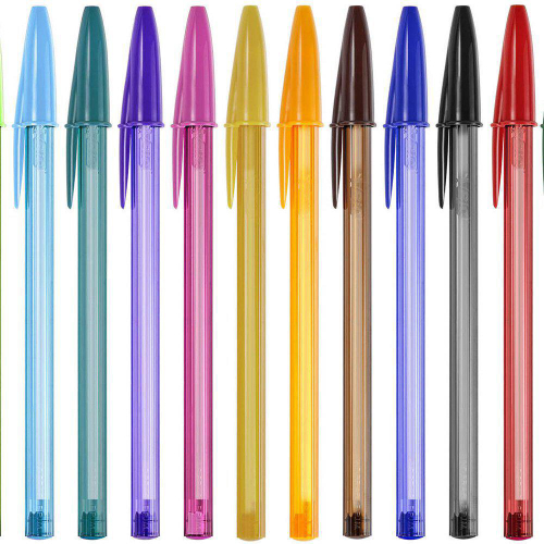 Caneta Fashion Cristal 12 Cores Bic em Promoção na Americanas