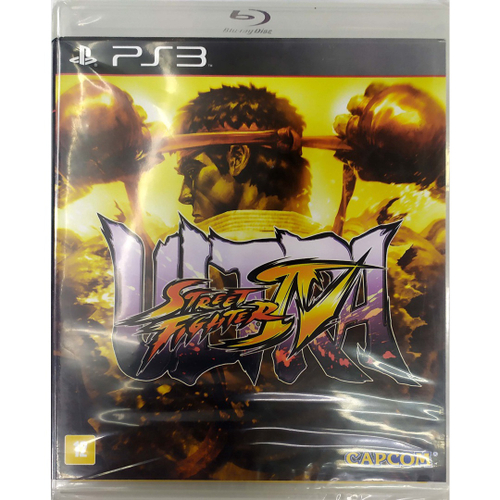 Jogo Street Fighter Iv Playstation 3 Ps3 Luta Mi Física Sf4