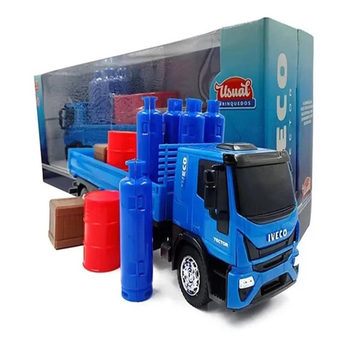 Brinquedo infantil divertido caminhão iveco tector delivery - USUAL PLASTIC  - Caminhões, Motos e Ônibus de Brinquedo - Magazine Luiza