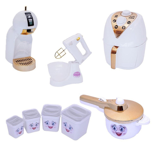 Gogogmee 1 Conjunto De Cozinha E Jantar Conjunto De Cozinha Para Meninas  Brinquedos Infantis Brinquedos De Madeira Jogo De Comida Infantil  Utensílios