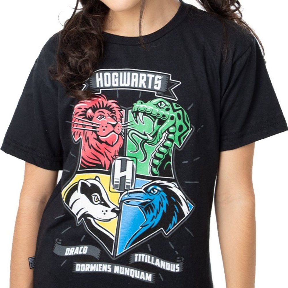 Camiseta Unissex Harry Potter Corvinal - Preto