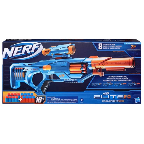 Arminha do tipo Nerf grande com Mira e 6 Dardos 45cm Cinza em Promoção na  Americanas