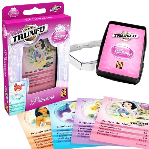 Jogo - Trunfo das Princesas - Disney - Grow