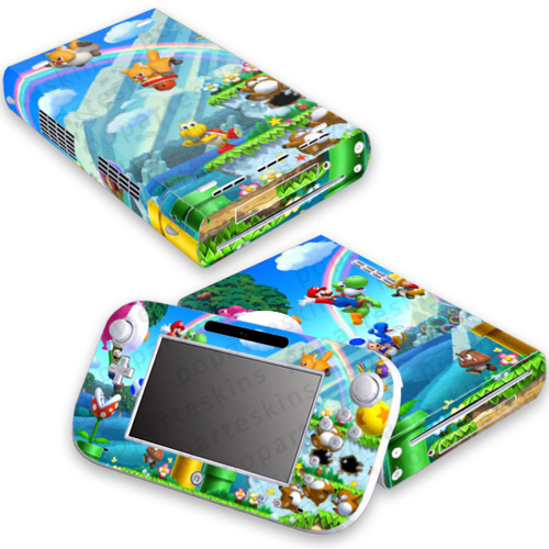 Capa Case e Skin Compatível PS4 Controle - Super Mario Bros - Pop