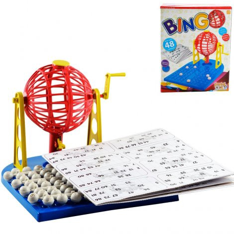 Bingo Infantil Jogo Brinquedo Globo + 48 Cartelas + Bolinhas