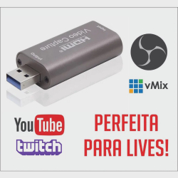 Placa De Captura Hdmi Gamer Usb 1080p Live Streaming Usb 3.0 é boa?