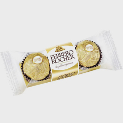 Bombom Ferrero Rocher T3 37,5g Ferrero Menor preço em Bombom Ferrero Rocher T3 37,5g Ferrero