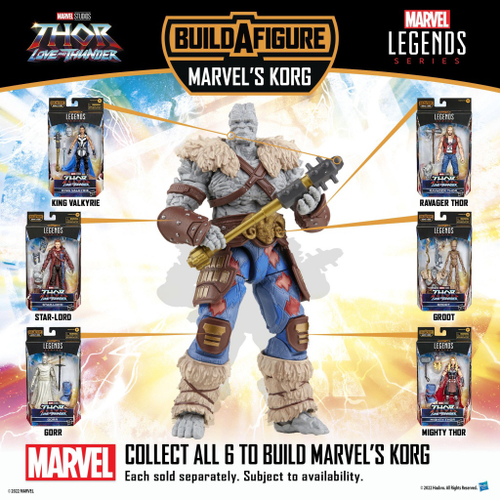 Boneco Marvel Legends Series Thor: Love and Thunder Star-Lord Hasbro,  Figura 15cm - F1409