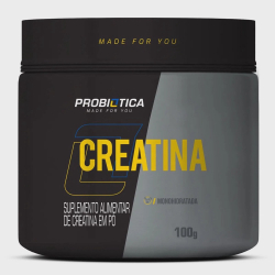 Creatina Probiótica Pote 100g Monohidrata Micronizada Pura é boa?