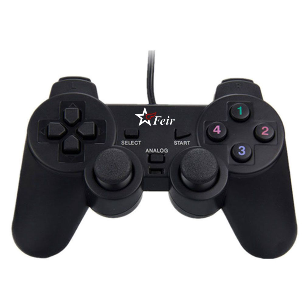 Controle Joystick Gamer Jogos Console E Computador Entrada Usb - Gamepads -  AliExpress