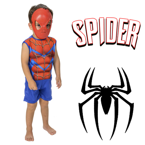 Boneco de Montar Super Herói - Homem Aranha Defensor Vermelho no Shoptime