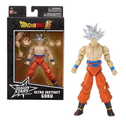 Boneco Dragon Ball Articulado Ultra Instinct Goku Bandai