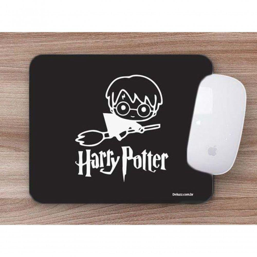 Mouse Pad Jogos Divertidos Vassoura Harry Potter