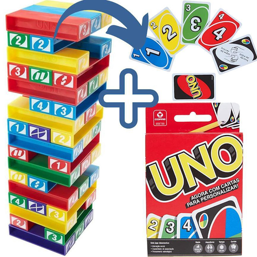 Jogo Uno Stacko - Mattel - Lista Kids Todo Cartoes