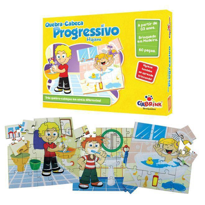 Quebra-Cabeça Infantil Progressivo em Promoção na Americanas