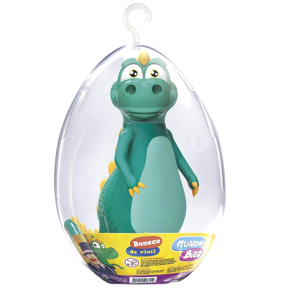 Boneco Dino Argo Bita No Ovo De Páscoa - Lider Brinquedos no Shoptime