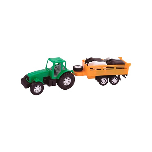 Trator Com Carreta Transporta Toras Brinquedo Da Fazenda em Promoção na  Americanas