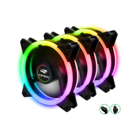 Kit 03 cooler fan rgb ring LED gamer 5V 3P F7-L210RGB 12CM 120MM C3T é boa?
