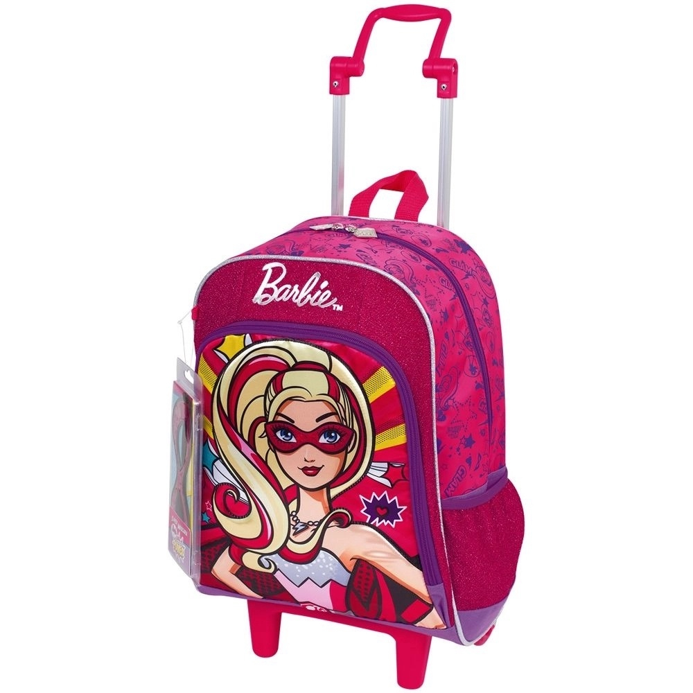 Mochila De Rodinhas Barbie A Princesa E A Pop Star Com Luz em Promoção na  Americanas