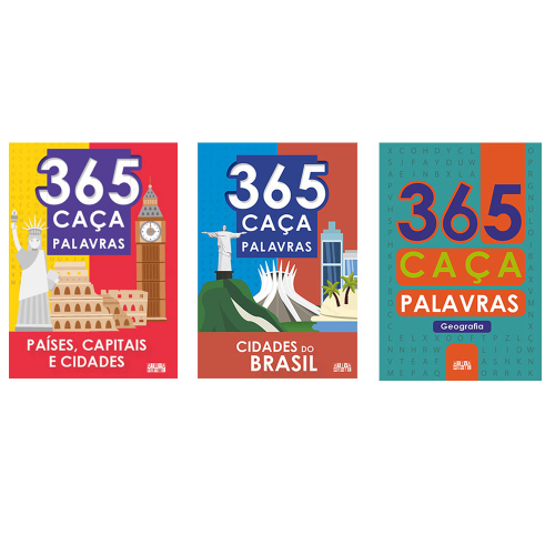 Livro - 365 caça-palavras - Animais em Promoção na Americanas