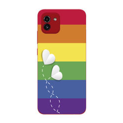 Capa Case Capinha Samsung Galaxy A03 Arco Iris Corações Brancos é ruim? Capa Case Capinha Samsung Galaxy A03 Arco Iris Corações Brancos é boa?
