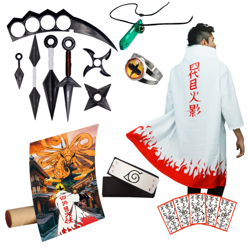 Kit Naruto Kunai Minato Hokage E Acessório em Promoção na Americanas